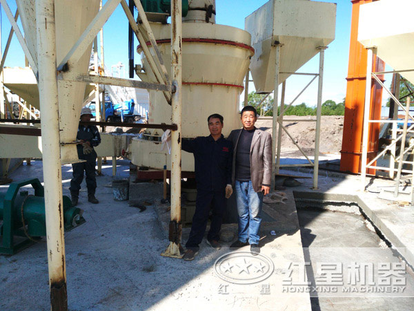 磨粉現(xiàn)場(chǎng)展示圖