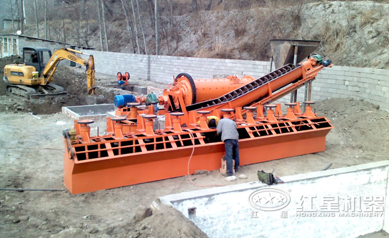 一小時產5立方浮選機用戶生產現(xiàn)場