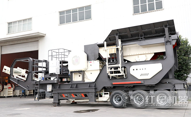 鉀長(zhǎng)石輪胎式移動(dòng)破碎一體車