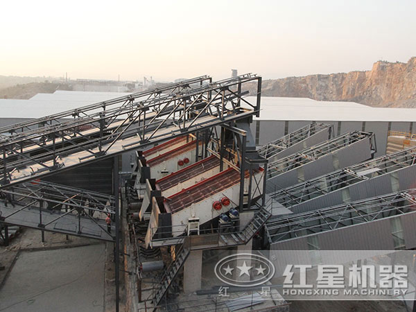 振動(dòng)篩用戶(hù)生產(chǎn)現(xiàn)場(chǎng)