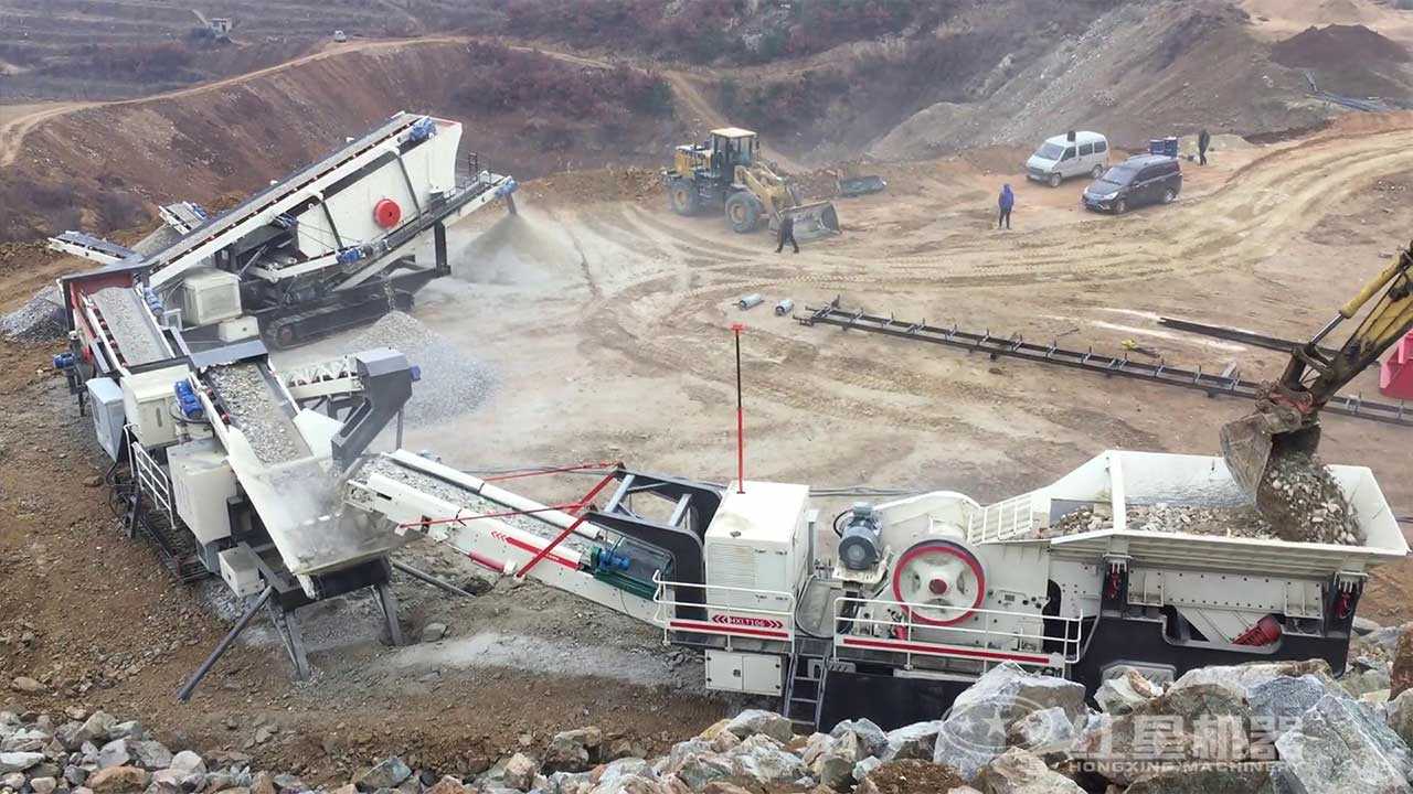 履帶式移動破碎站視頻-山東客戶現(xiàn)場