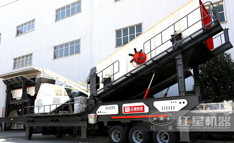 流動破碎石子機(jī)實拍圖