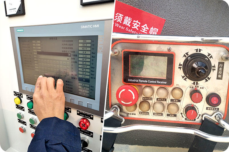 觸摸顯示屏操作、智能遙控行走