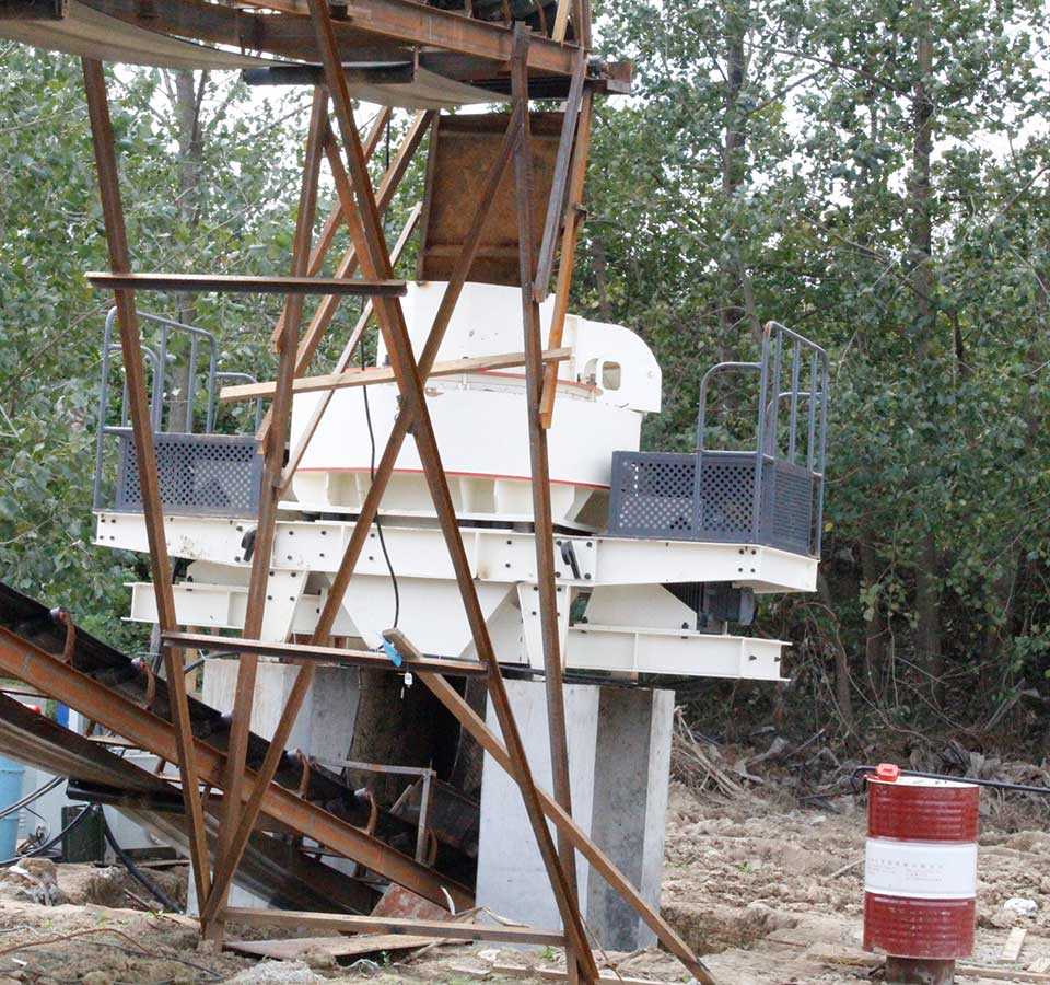 安徽蕪湖時(shí)產(chǎn)200噸制砂生產(chǎn)線現(xiàn)場