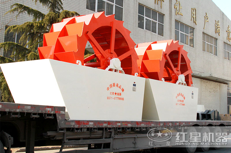 石英洗砂機等候發(fā)往湖北