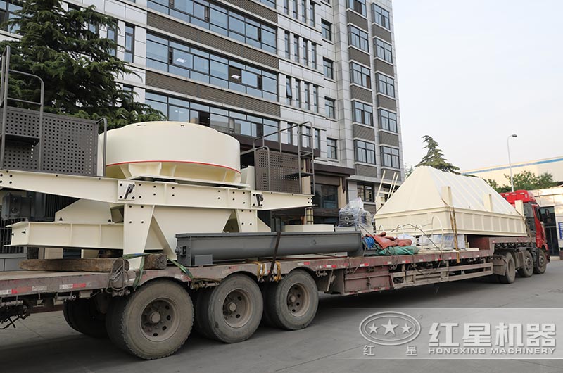 制沙全套設(shè)備+除塵裝置裝車、發(fā)貨