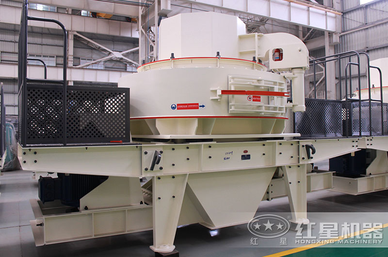 一小時100噸煤矸石制砂機實拍