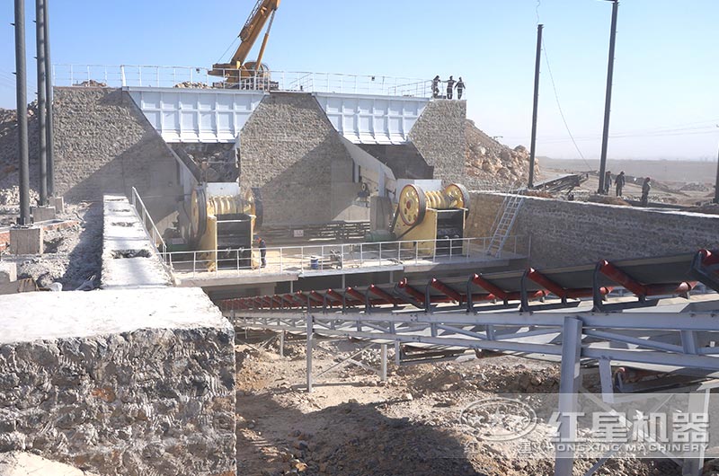 河北客戶(hù)碎石生產(chǎn)現(xiàn)場(chǎng)實(shí)拍圖