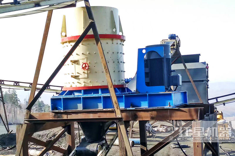 立軸復合式制砂機生產(chǎn)現(xiàn)場