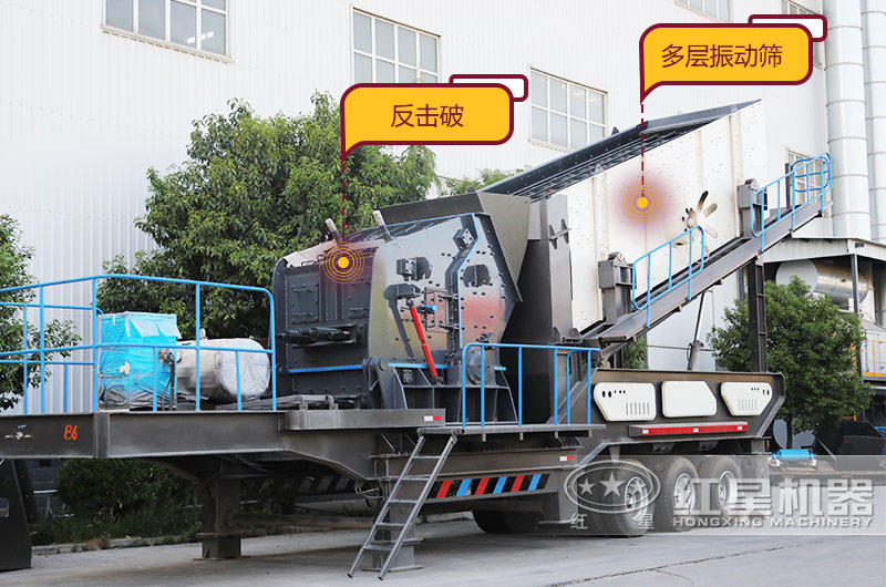 車(chē)載移動(dòng)石料破碎機(jī)圖片