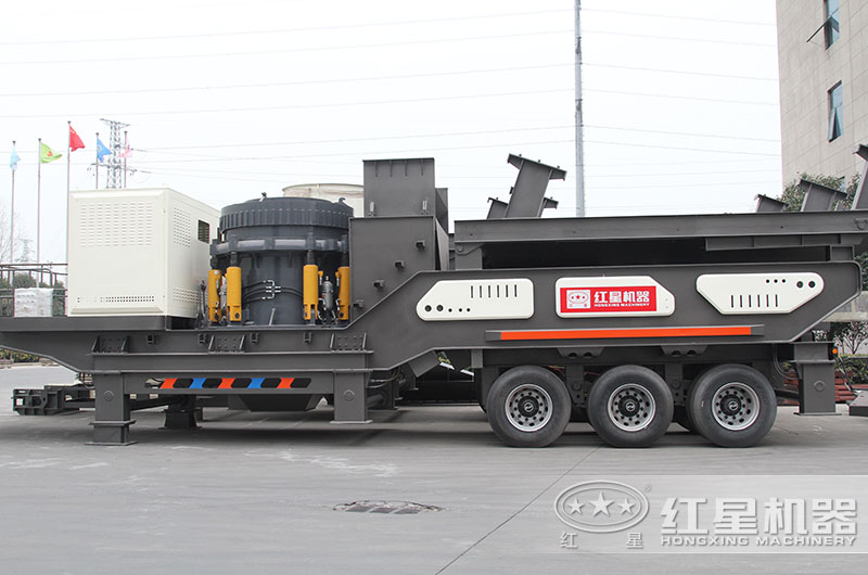 流動式砂石粉碎機(jī)圖片、圓錐破