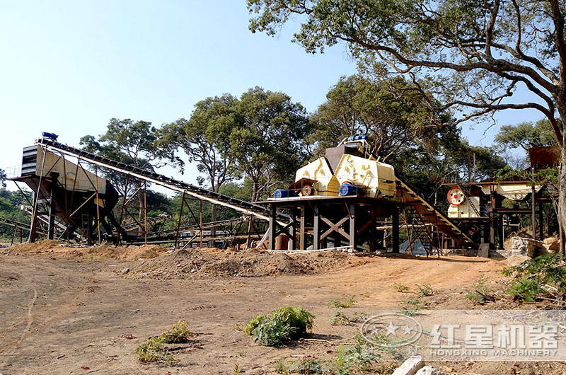 兩臺反擊破投入使用，提高了生產能力，破碎效率更好