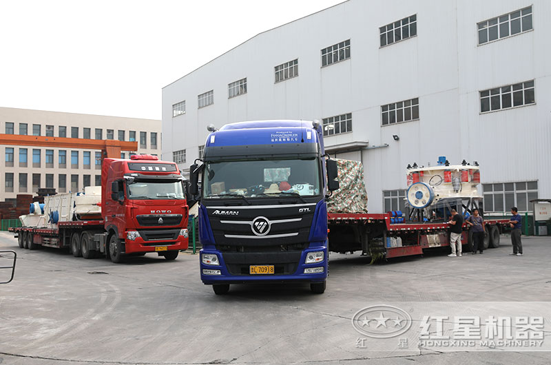 河南紅星整套大型碎石機(jī)發(fā)貨出廠