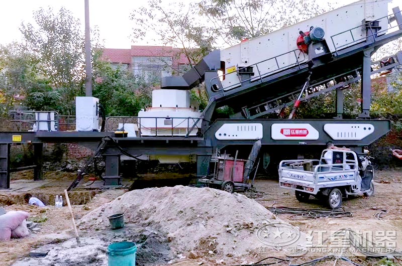 移動式制沙機設(shè)備生產(chǎn)現(xiàn)場圖